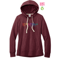 CAPELLA District® Women’s Re-Fleece™ Hoodie - Maroon Heather