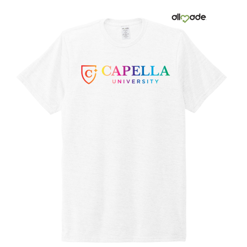 CAPELLA Allmade® Unisex Tri-Blend Tee - WHITE