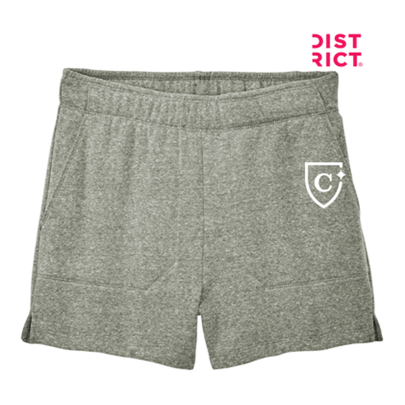 CAPELLA District® Women’s Perfect Tri® Fleece Short - Grey Frost