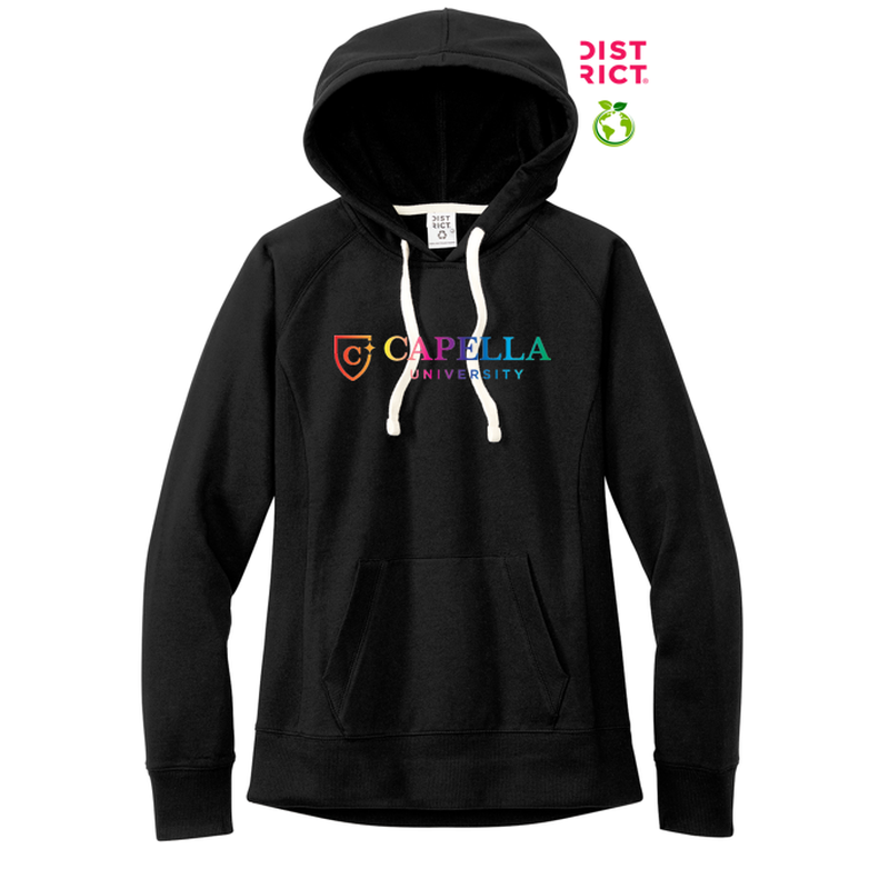 CAPELLA District® Women’s Re-Fleece™ Hoodie - Black