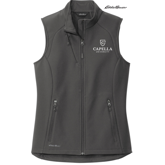 NEW CAPELLA Eddie Bauer® Ladies Stretch Soft Shell Vest - Iron Gate