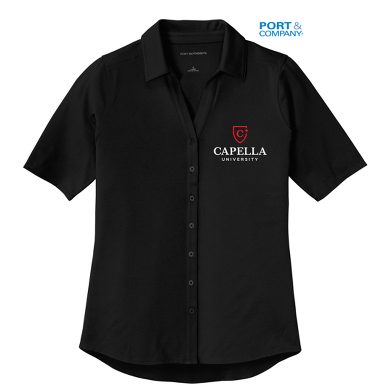 CAPELLA Ladies City Stretch Top - Black