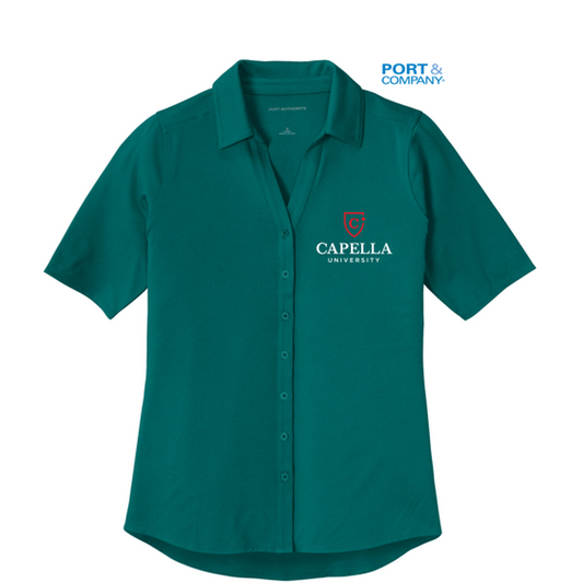 NEW CAPELLA Ladies City Stretch Top - Teal