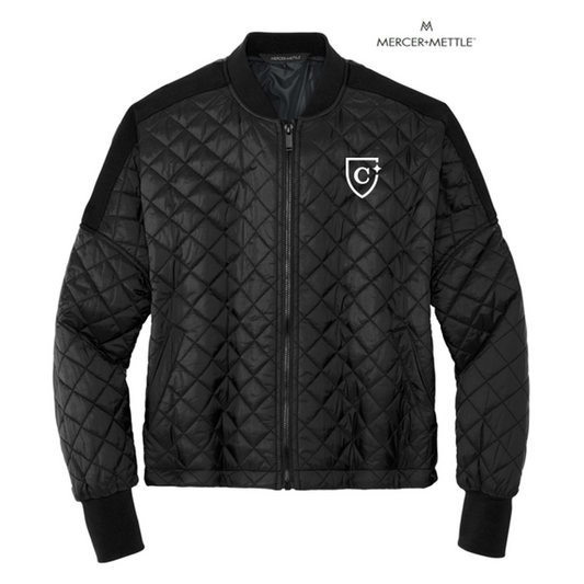 NEW CAPELLA Mercer+Mettle™ Women’s Boxy Quilted Jacket - Deep Black