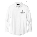 CAPELLA Mercer+Mettle™ Women’s Long Sleeve Stretch Woven Shirt - White