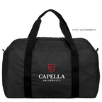 CAPELLA Port Authority® Mini Ripstop Travel Duffel - Black