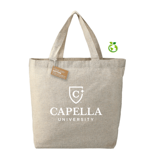 NEW CAPELLA Recycled 5oz Cotton Twill Grocery Tote - Natural