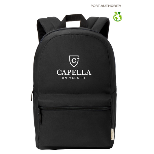 NEW CAPELLA Port Authority® C-FREE® Recycled Backpack - BLACK