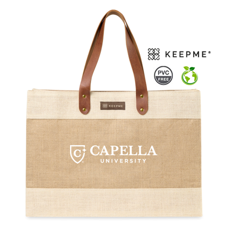 CAPELLA KEEPME® Jute Market Tote - NATURAL