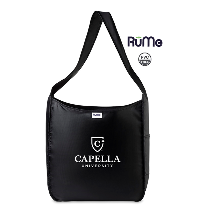 CAPELLA RuMe® Recycled Crossbody Tote - BLACK