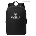 CAPELLA Port Authority® Modern Backpack - Black