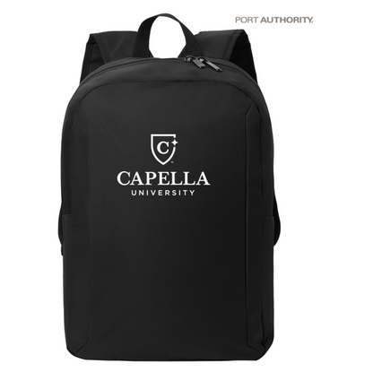 NEW CAPELLA Port Authority® Modern Backpack - Black