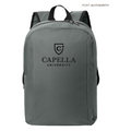 CAPELLA Port Authority® Modern Backpack - Dark Charcoal
