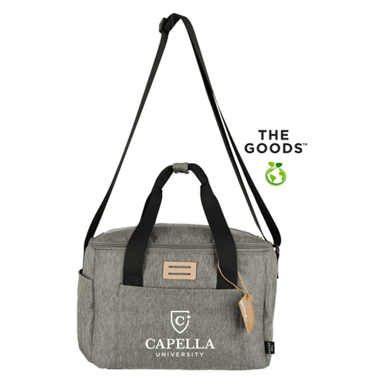 NEW CAPELLA The Goods Recycled 12 Can Cooler Bag - GREY