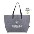 CAPELLA The Goods Recycled Felt Shoulder Tote - GREY