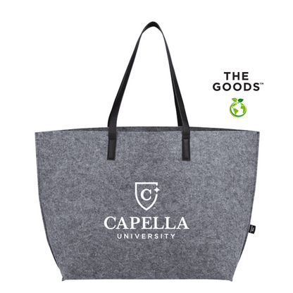 NEW CAPELLA The Goods Recycled Felt Shoulder Tote - GREY