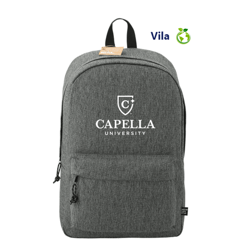 NEW CAPELLA Vila Recycled 15" Computer Backpack - GRAPHITE