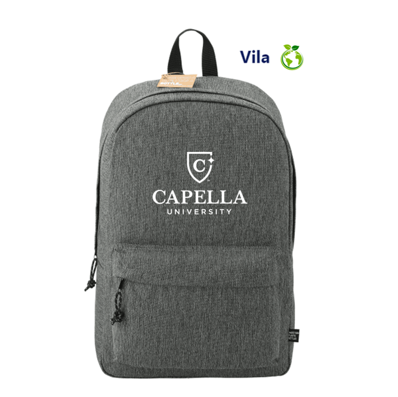 CAPELLA Vila Recycled 15" Computer Backpack - GRAPHITE