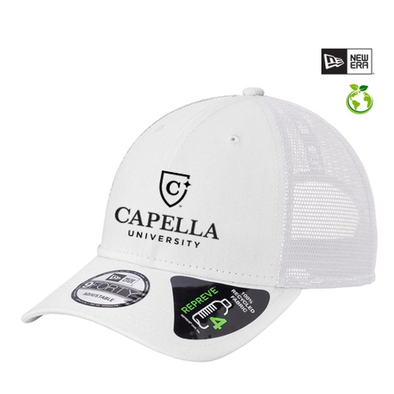 NEW CAPELLA New Era® Recycled Snapback Cap - WHITE
