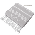CAPELLA Port Authority® Cali Throw - Monument Grey/ White