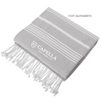 CAPELLA Port Authority® Cali Throw - Monument Grey/ White