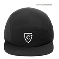 CAPELLA Port Authority® Poly Camper Cap - BLACK