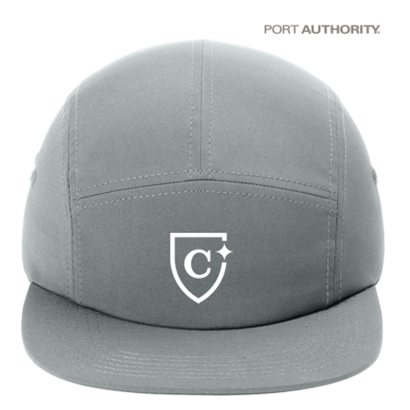 CAPELLA Port Authority® Poly Camper Cap - Deep Smoke