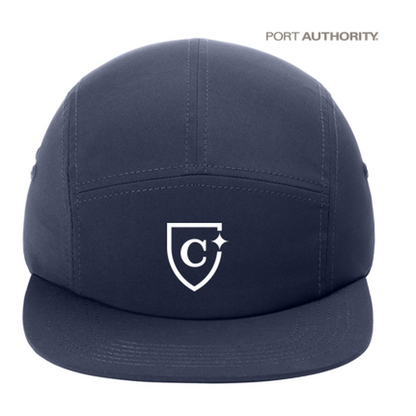 NEW CAPELLA Port Authority® Poly Camper Cap - River Blue Navy