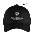 CAPELLA Nike Unstructured Cotton/Poly Twill Cap - BLACK