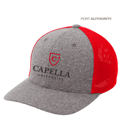 CAPELLA Port Authority ® Flexfit ® Melange Mesh Back Trucker Cap