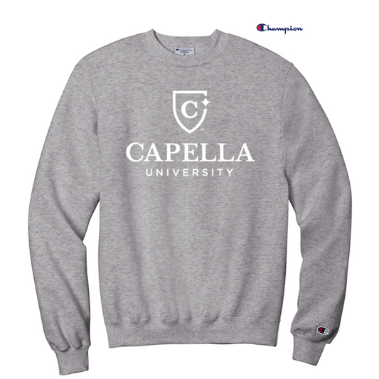 NEW CAPELLA  Champion® Powerblend Crewneck Sweatshirt - Light Steel