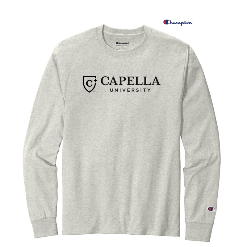 NEW CAPELLA Champion ® Heritage 5.2-Oz. Jersey Long Sleeve Tee - Oxford