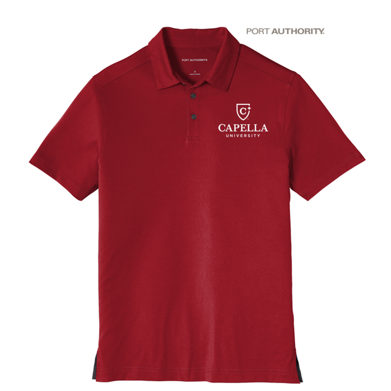 CAPELLA City Stretch Polo - Garnet