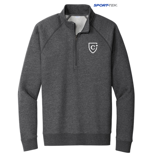 NEW CAPELLA Sport-Tek® Drive Fleece 1/4-Zip Pullover - Graphite Heather