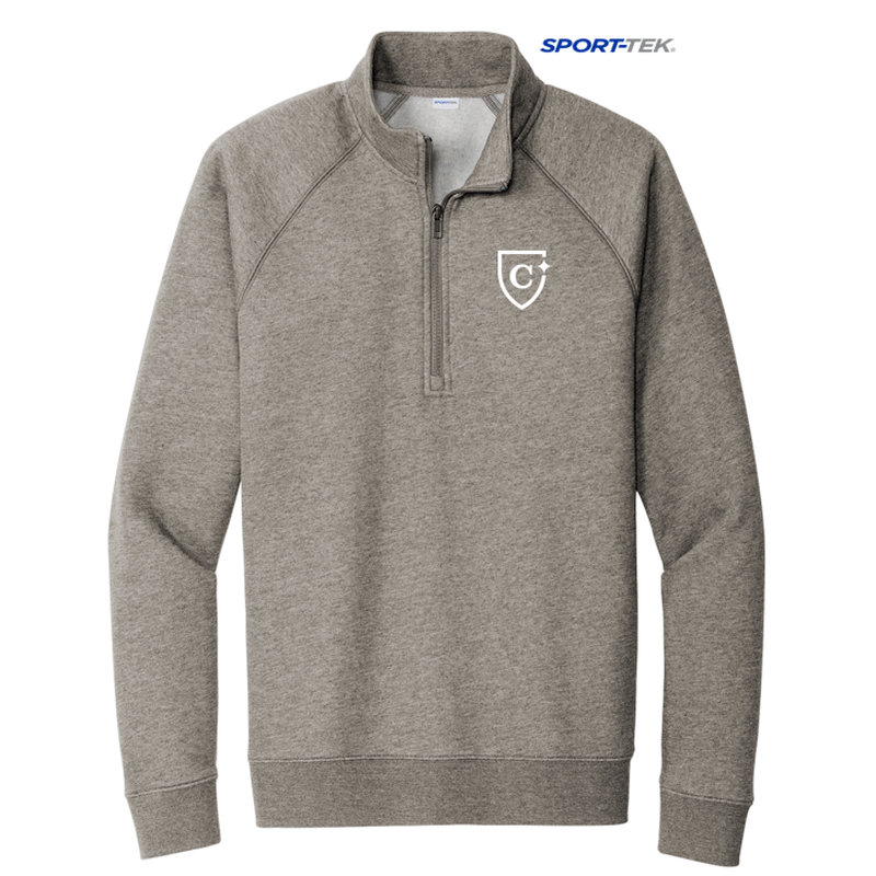 CAPELLA Sport-Tek® Drive Fleece 1/4-Zip Pullover - Vintage Heather
