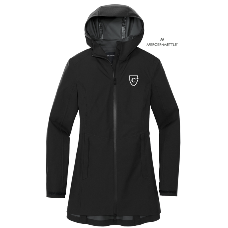 CAPELLA Mercer+Mettle™ Women’s Waterproof Rain Shell - Deep Black