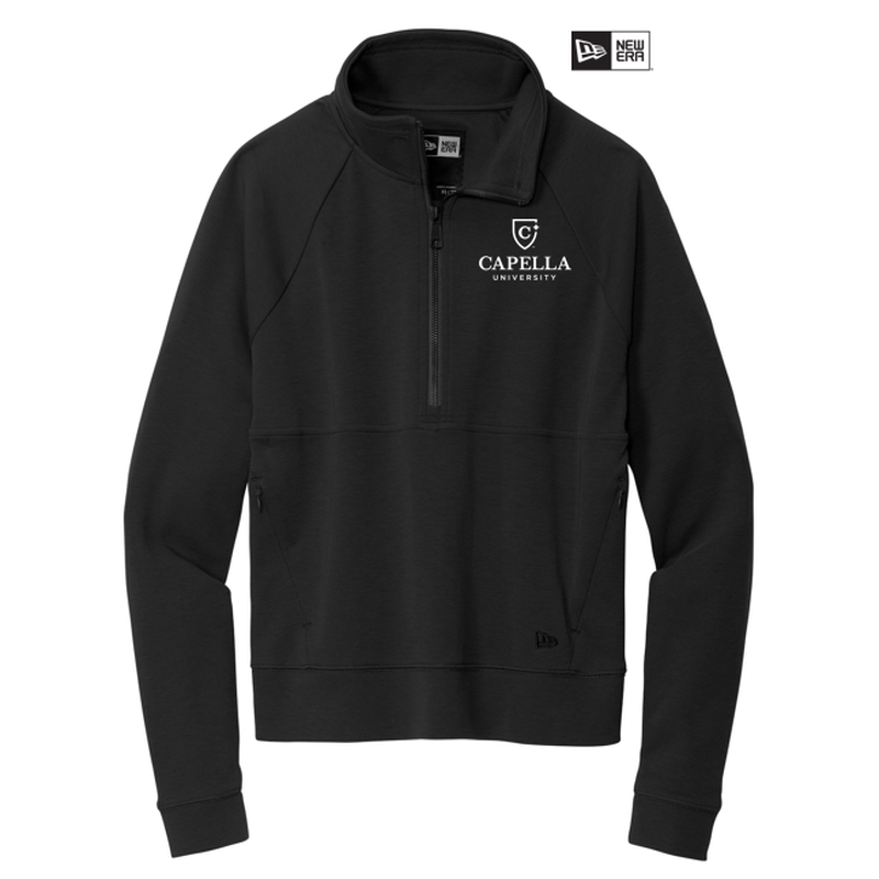 CAPELLA New Era® Ladies STS 1/2-Zip - Black