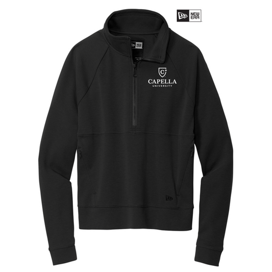 NEW CAPELLA New Era® Ladies STS 1/2-Zip - Black