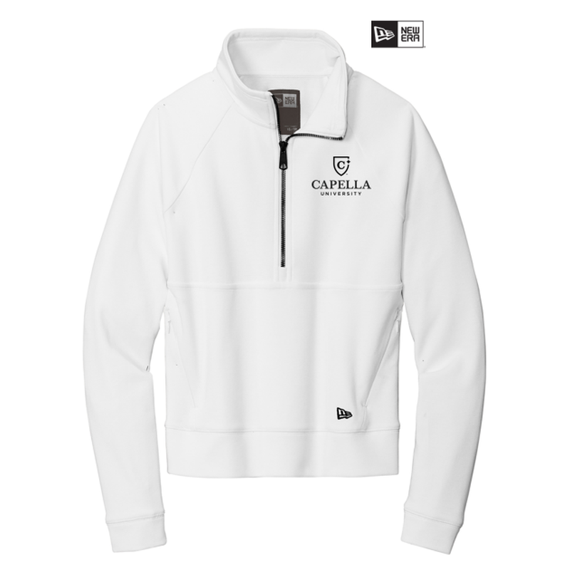 NEW CAPELLA New Era® Ladies STS 1/2-Zip - Fan White