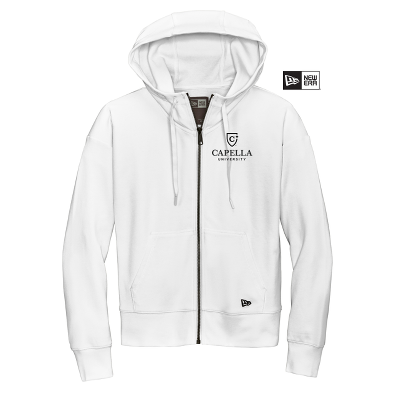 CAPELLA New Era® Ladies STS Full-Zip Hoodie - Fan White