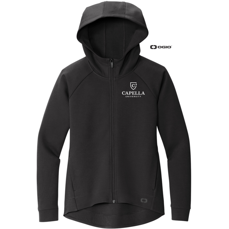 NEW CAPELLA OGIO® Ladies Bolt Full-Zip Hoodie - Blacktop