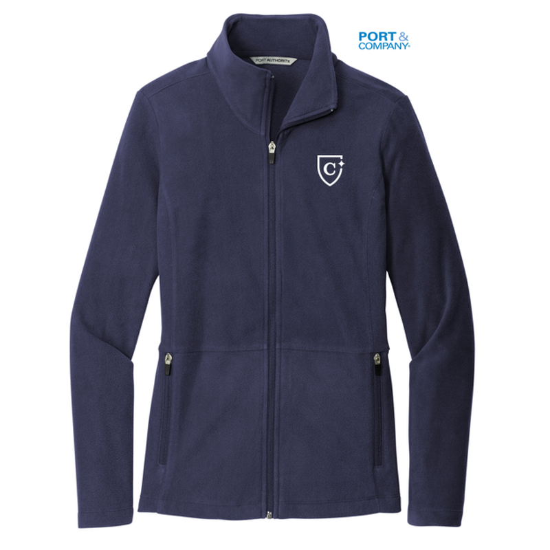 NEW CAPELLA Port Authority® Ladies Accord Microfleece Jacket - Navy