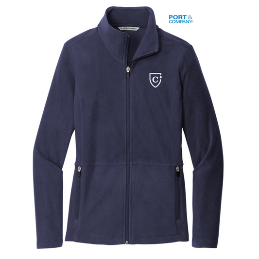 NEW CAPELLA Port Authority® Ladies Accord Microfleece Jacket - Navy