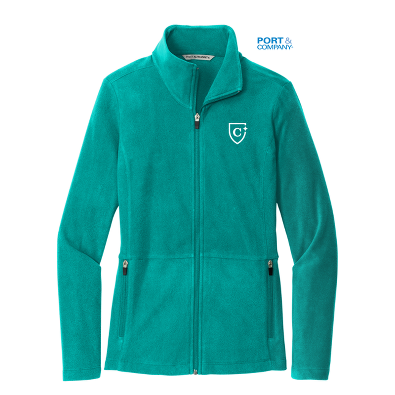 CAPELLA Port Authority® Ladies Accord Microfleece Jacket - Teal Blue