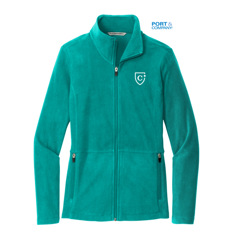 NEW CAPELLA Port Authority® Ladies Accord Microfleece Jacket - Teal Blue