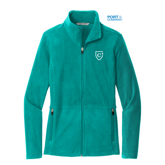 NEW CAPELLA Port Authority® Ladies Accord Microfleece Jacket - Teal Blue