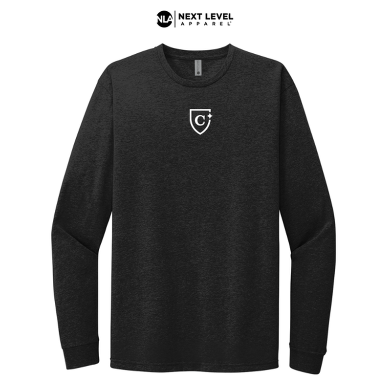 CAPELLA Next Level™ Unisex CVC Long Sleeve Tee - Black