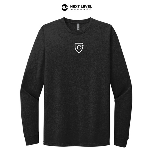 NEW CAPELLA Next Level™ Unisex CVC Long Sleeve Tee - Black