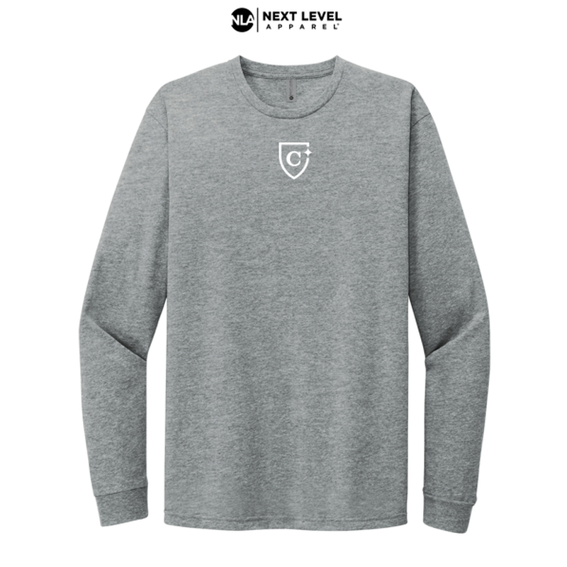 CAPELLA Next Level™ Unisex CVC Long Sleeve Tee - Dark Grey Heather