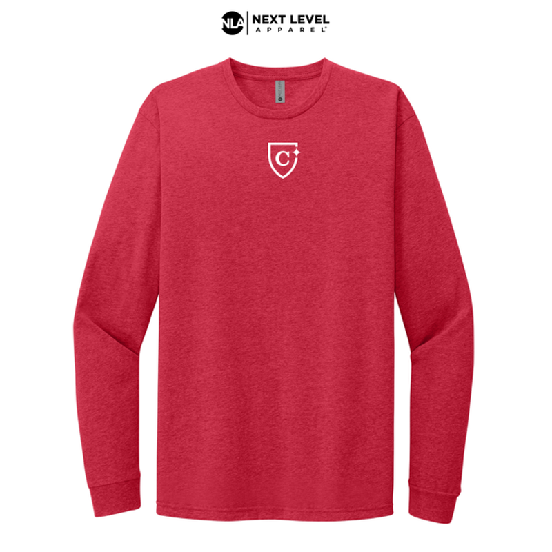 CAPELLA Next Level™ Unisex CVC Long Sleeve Tee - Red